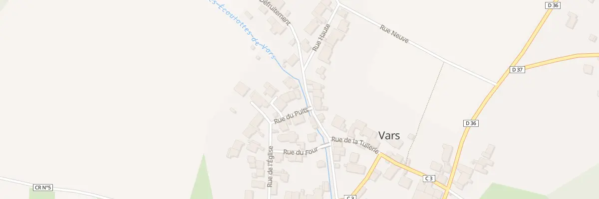 Plan du 2 Rue du Puits à Vars