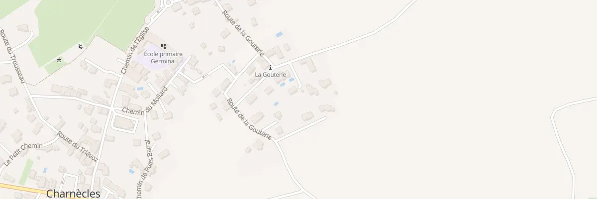 Plan du 127 Rte de la Gouterie à Charnècles