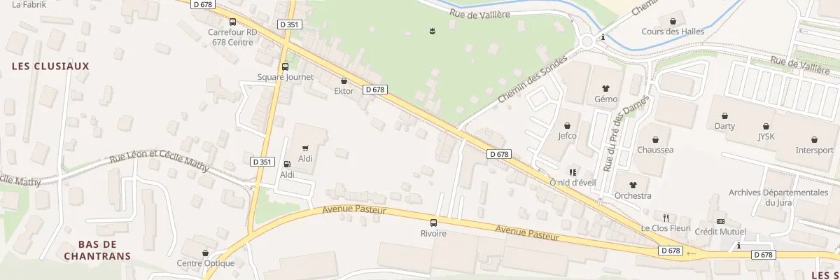 Plan du 30 Rue Aristide Briand à Montmorot