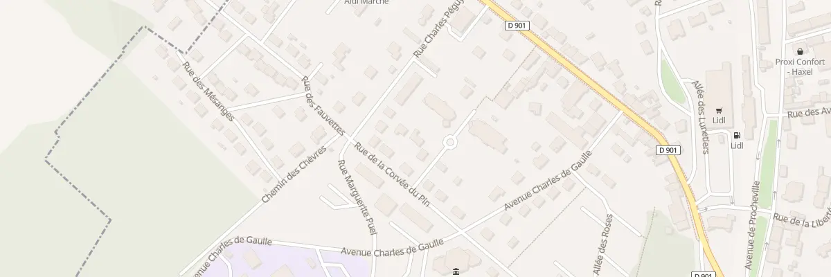 Plan du 14 Rue de la Corvee Dupin à Lahaymeix