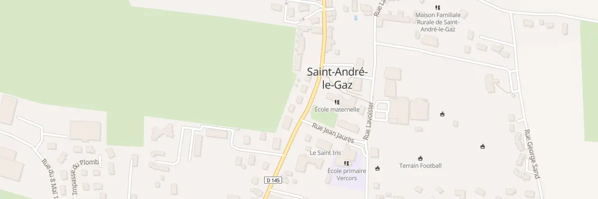 Plan du 336 Rue de la République à Saint-André-le-Gaz