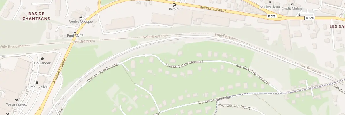Plan du 16 Rue Val de Montciel à Montmorot
