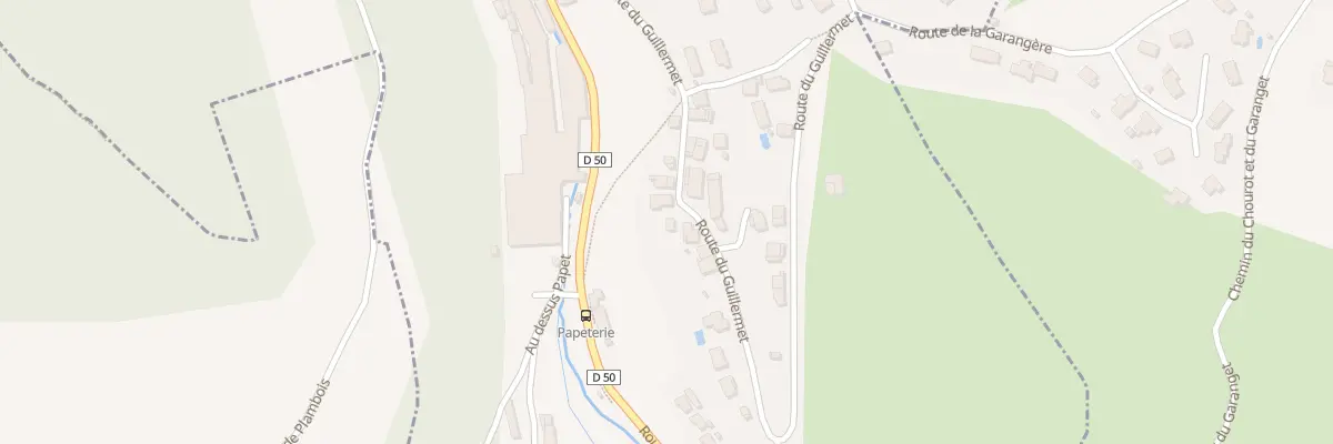 Plan du 310 Rte du Guillermet à Charavines