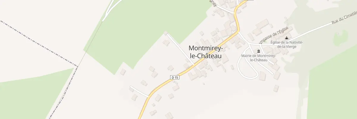 Plan du 21 Grande Rue à Montmirey-le-Château