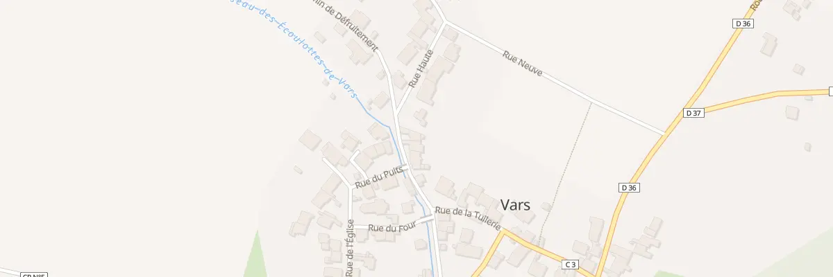 Plan du 1 Gr Grande Rue à Vars