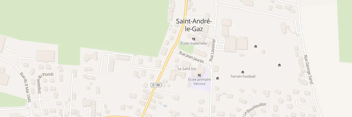 Plan du 33 Rue de la République à Saint-André-le-Gaz