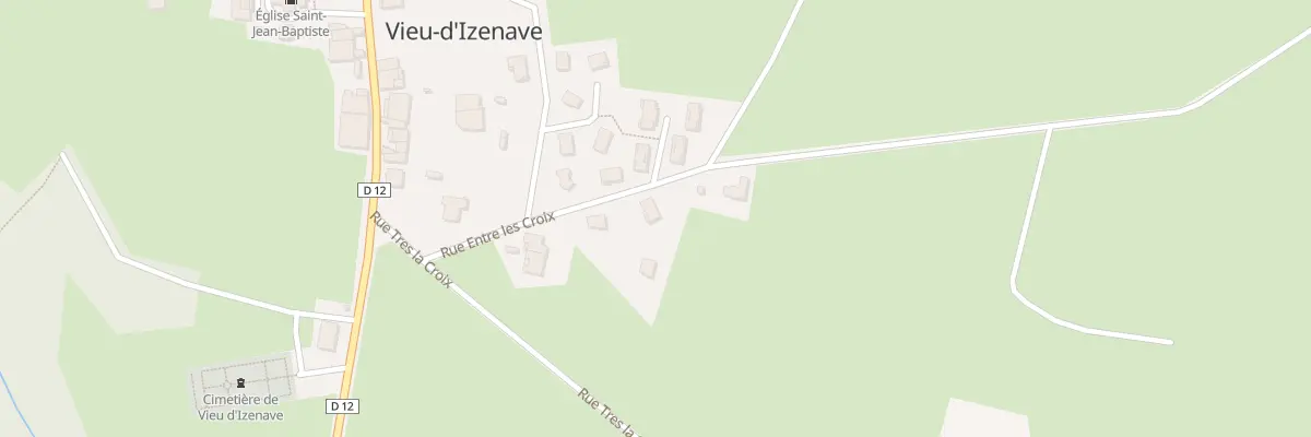 Plan du 166 Rue Entre les Croix à Vieu-d’Izenave