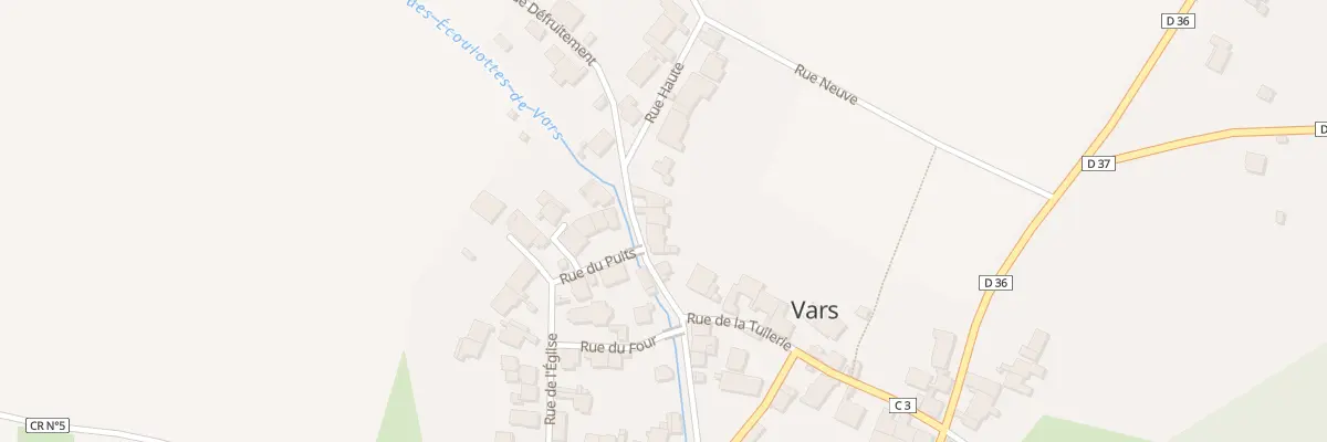 Plan du 3 Gr Grande Rue à Vars