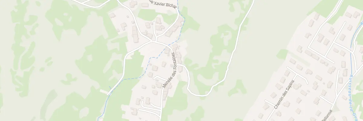 Plan du 16 Mte des Fontaines à Thoirette-Coisia