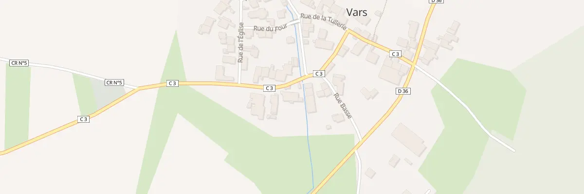 Plan du 1 Rue des Allées à Vars