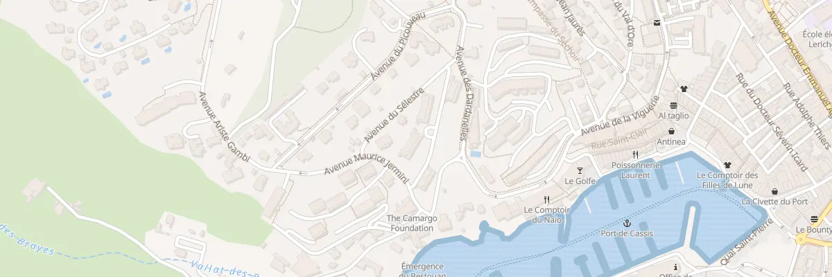 Plan du 9001 Res Maraveyre à Cassis