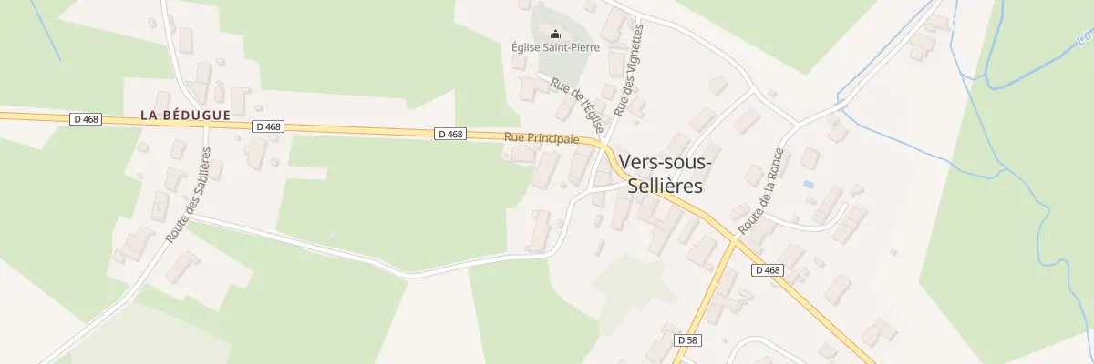 Plan du 23 Rue Principale à Vers-sous-Sellières