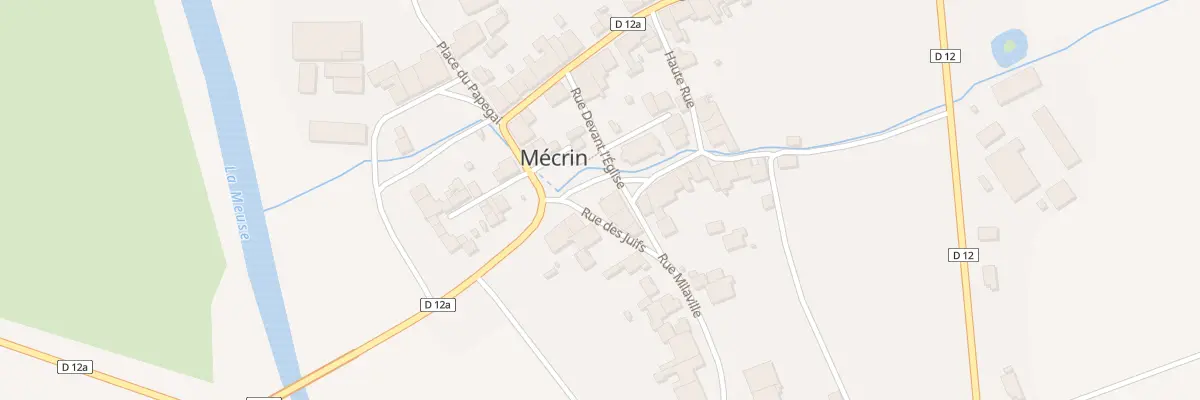 Plan du 2 Rue Devant l’Eglise à Mécrin