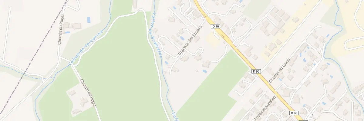 Plan du 9267 Imp des Rosiers à Fuveau