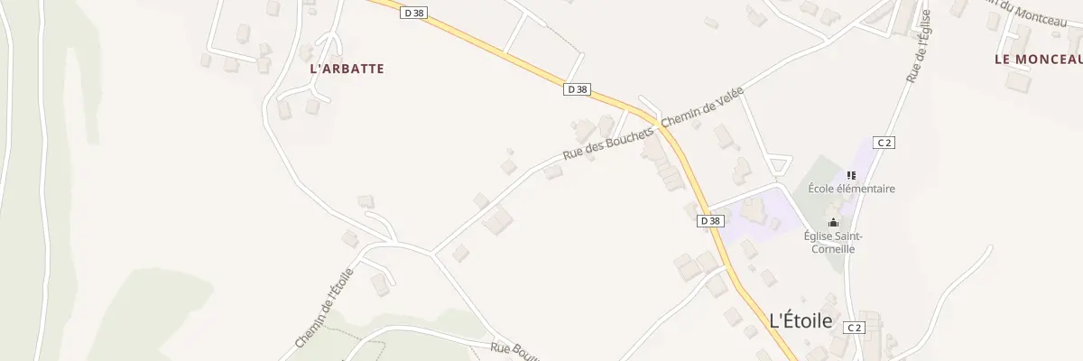 Plan du 99 Rue des Bouchets à L’Étoile