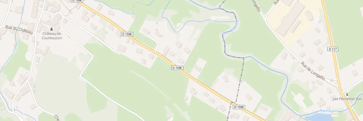 Plan du 431 Rte du Val de Sorne à Courbouzon