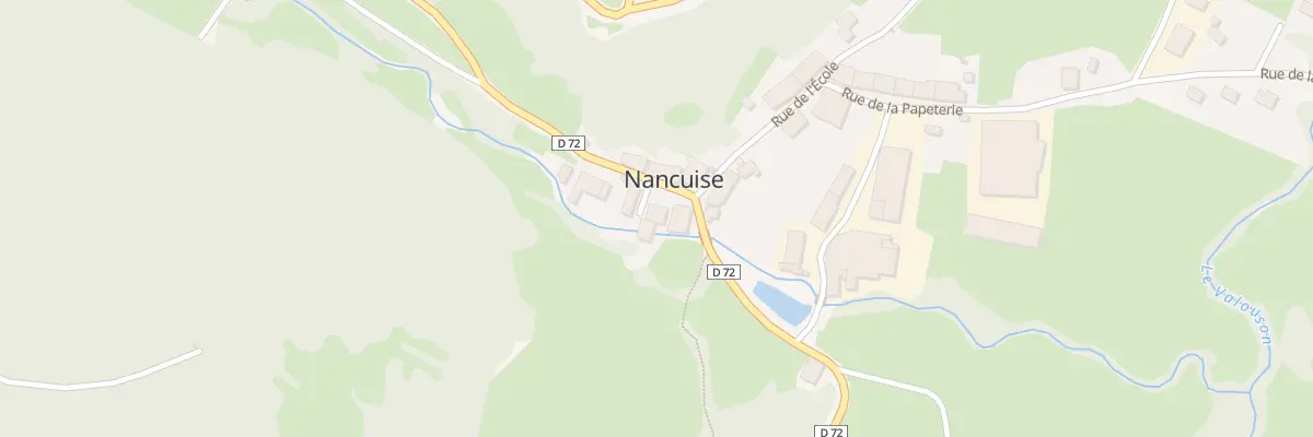 Plan du 5013 Rte d’Arinthod à Nancuise