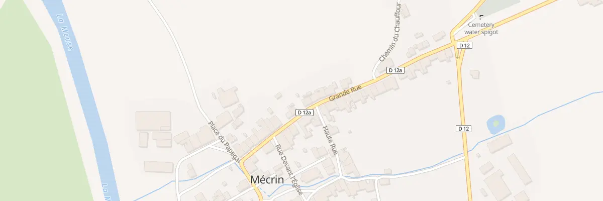 Plan du 17 Gr Grande Rue à Mécrin
