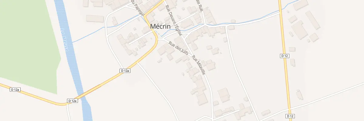 Plan du 6 Rue des Juifs à Mécrin