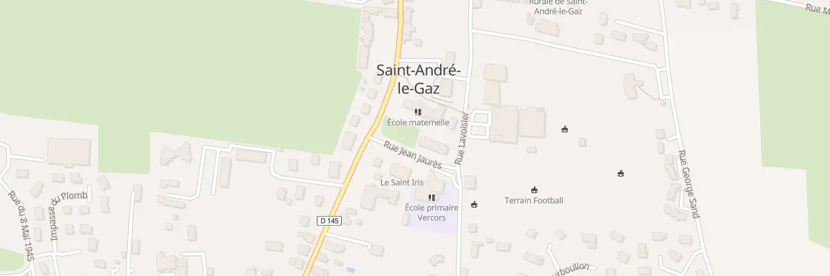 Plan du 4 Rue Jean JAURÈS à Saint-André-le-Gaz