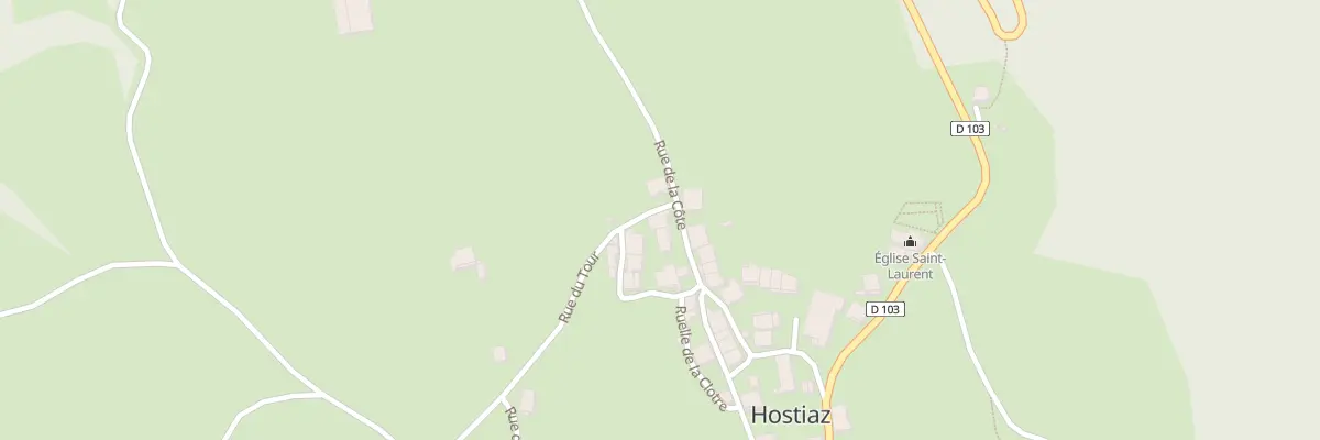 Plan du 5010 Le Bourg à Plateau d’Hauteville