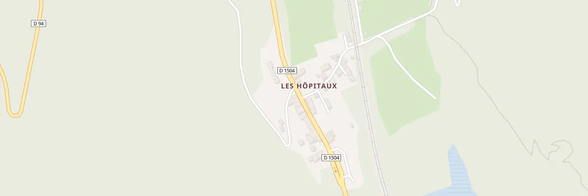 Plan du 26 Rte de la Cluse (les Hopitaux) à La Burbanche