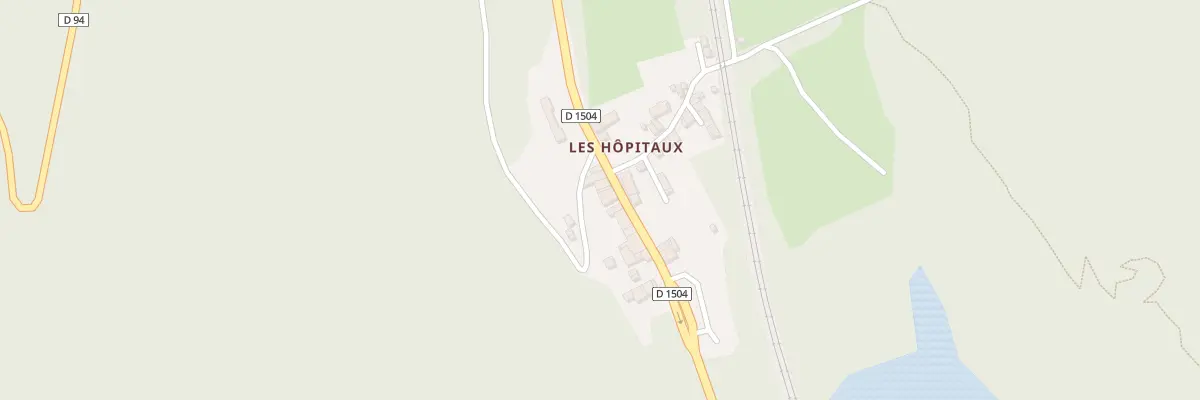 Plan du 5007 Les Hopitaux à La Burbanche