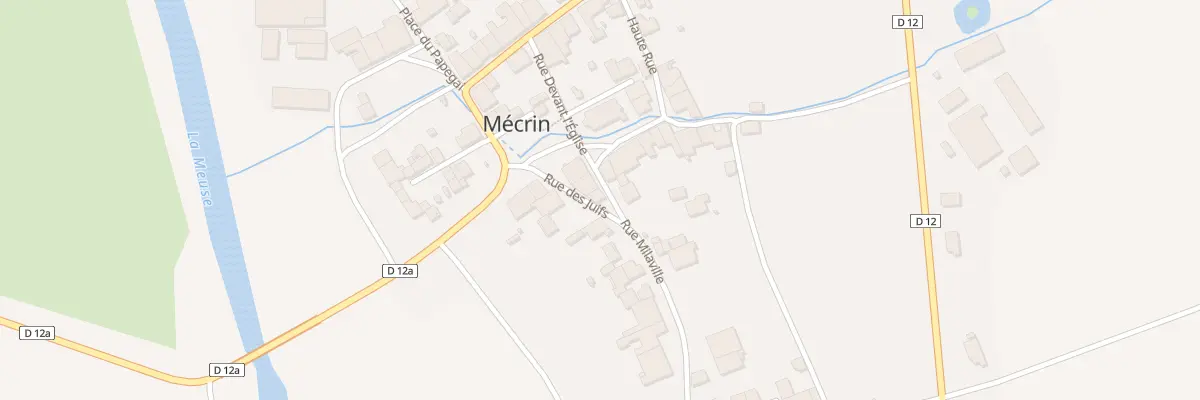 Plan du 3 Rue des Juifs à Mécrin