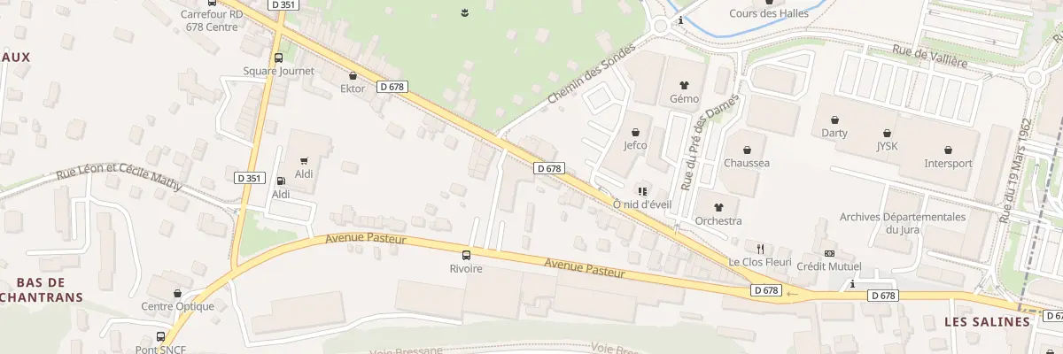 Plan du 36 Rue Aristide Briand à Montmorot