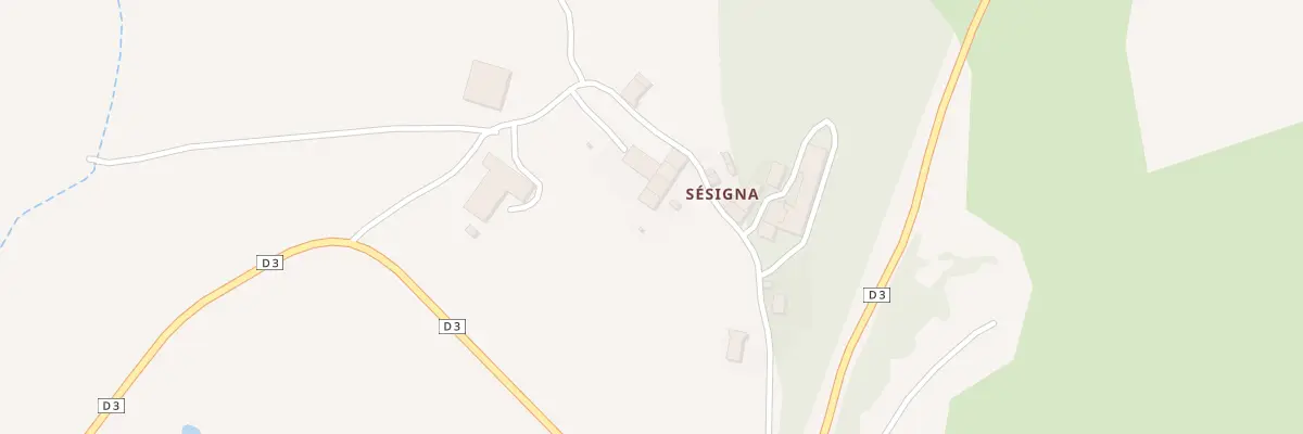 Plan du 4 Sesigna à Vosbles-Valfin
