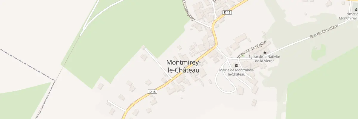 Plan du 17 Grande Rue à Montmirey-le-Château