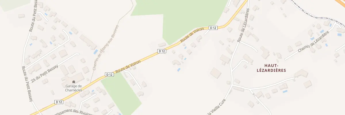 Plan du 720 Rte de Voiron à Charnècles