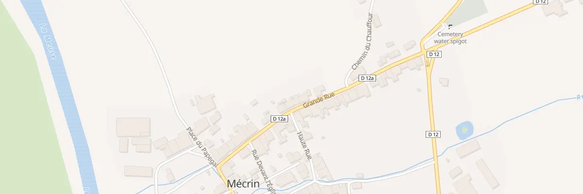 Plan du 19 Gr Grande Rue à Mécrin
