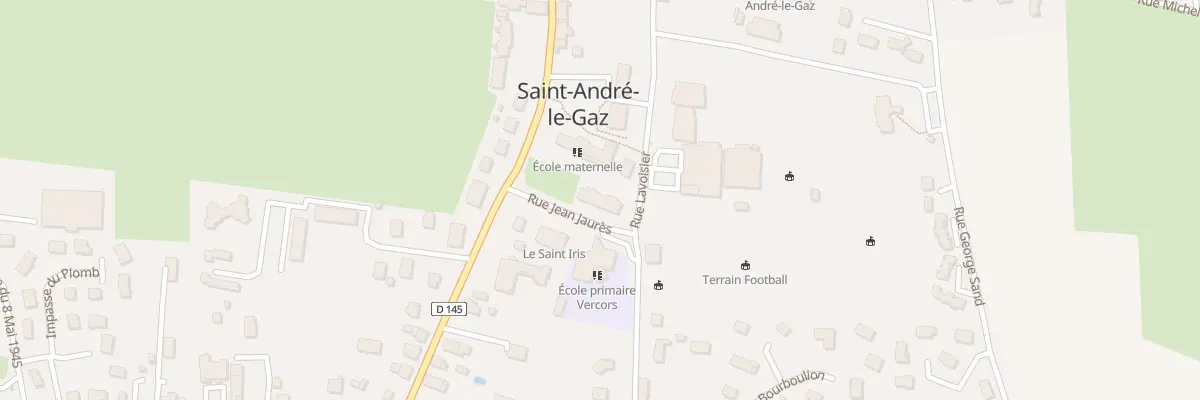 Plan du 2 Rue Jean JAURÈS à Saint-André-le-Gaz
