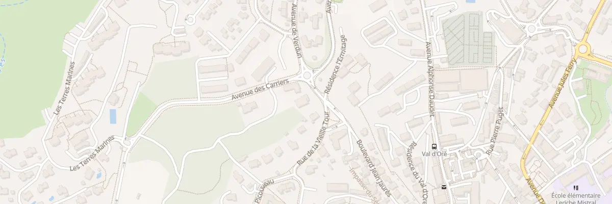 Plan du 3 Av de Verdun à Cassis