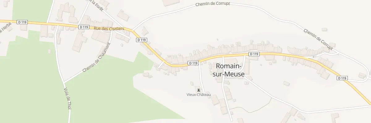 Plan du 56 Rue des Ciseliers à Romain-sur-Meuse