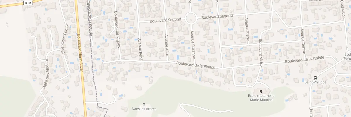 Plan du 34 Bd de la Pinede à Aubagne
