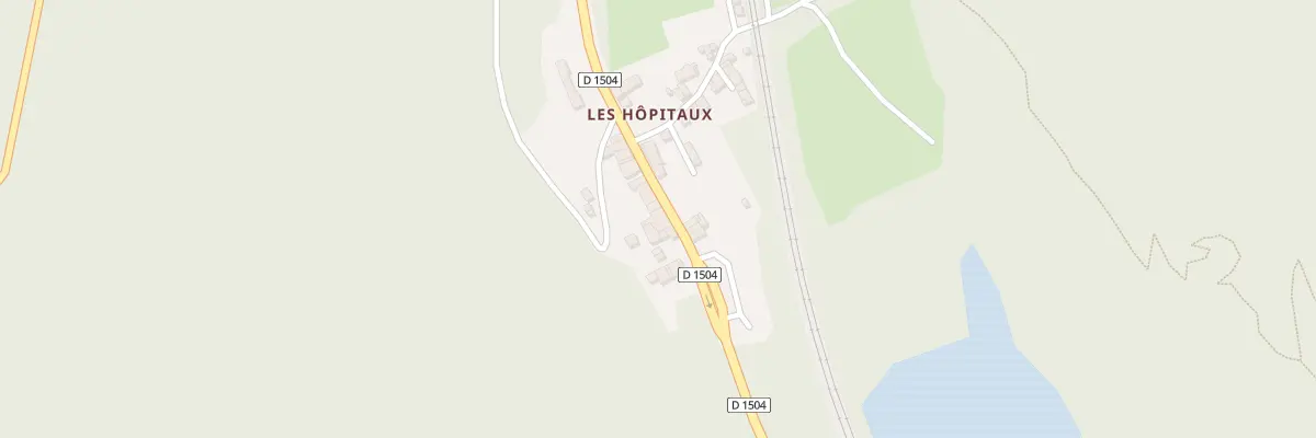 Plan du 5012 Les Hopitaux à La Burbanche