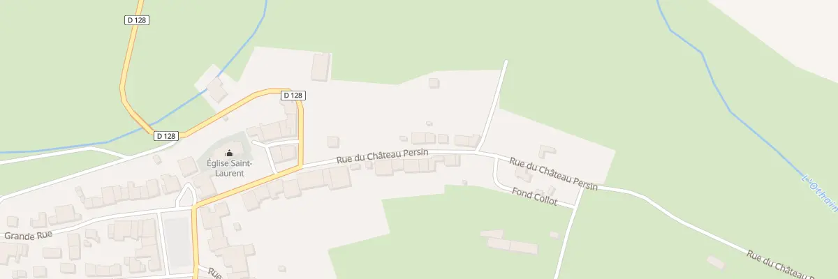 Plan du 3 Rue du Chateau Persin à Saint-Laurent-sur-Othain