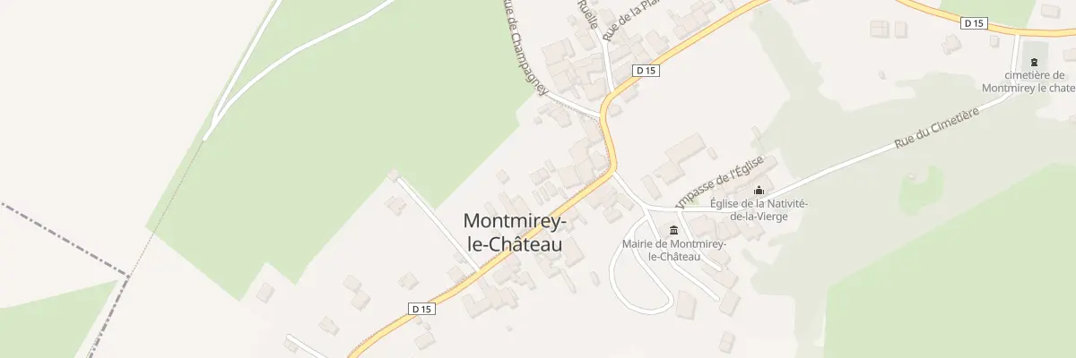 Plan du 13 Grande Rue à Montmirey-le-Château