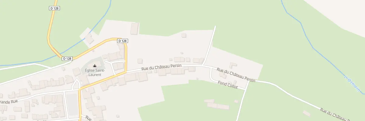 Plan du 5 Rue du Chateau Persin à Saint-Laurent-sur-Othain