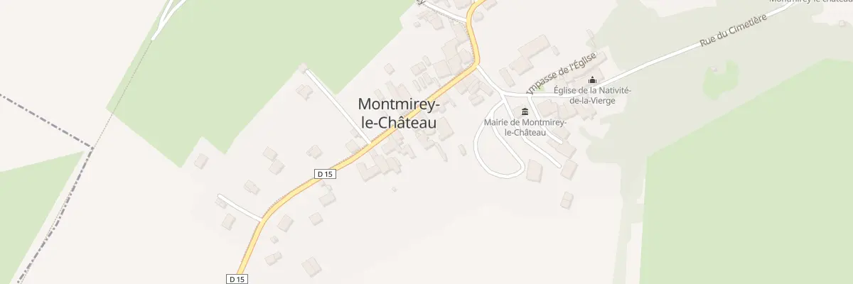 Plan du 14 Grande Rue à Montmirey-le-Château