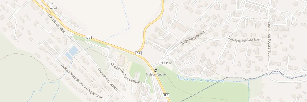 Plan du 12 Imp des Mineurs à Saint-Savournin