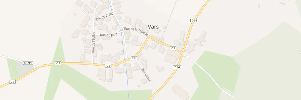 Plan du 1 Rue de la Charrière à Vars