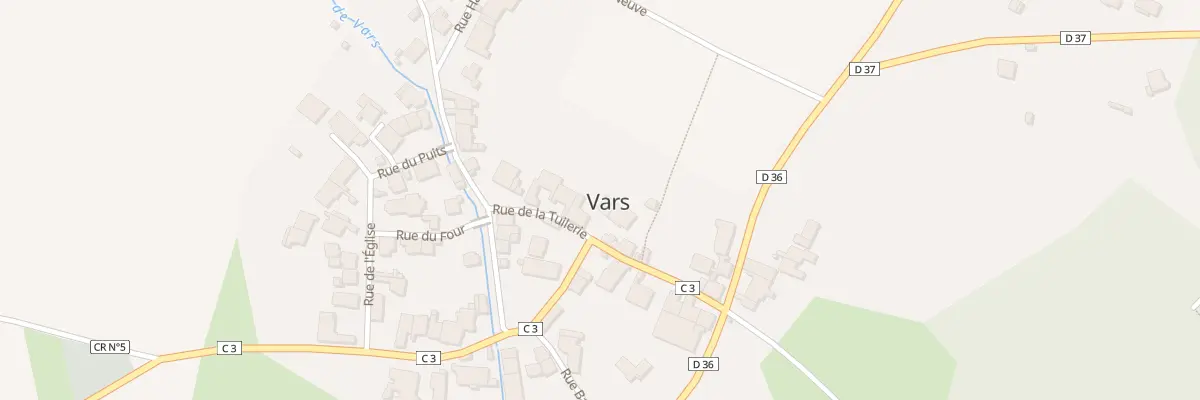 Plan du 7 Rue de la Tuilerie à Vars