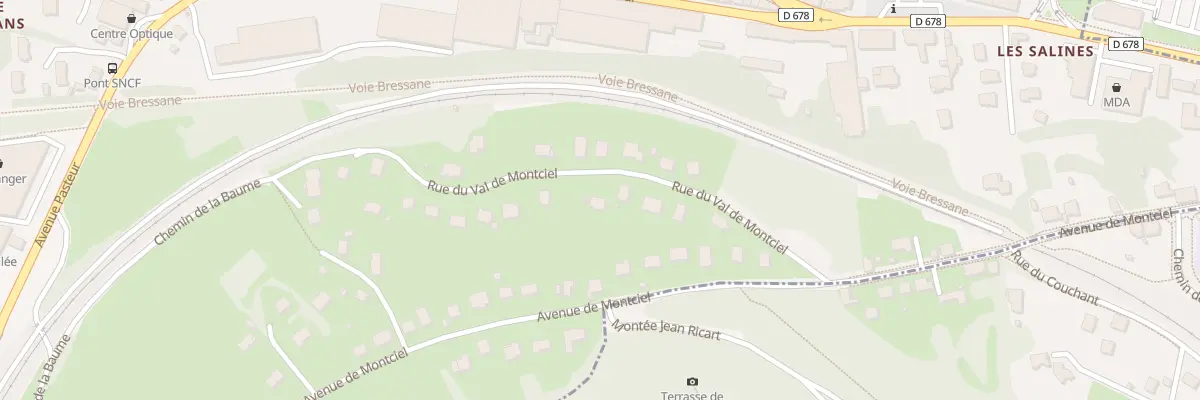 Plan du 7 Rue Val de Montciel à Montmorot