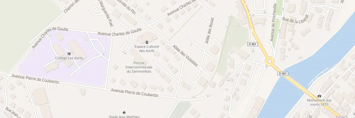 Plan du 7 All des Violettes à Saint-Mihiel