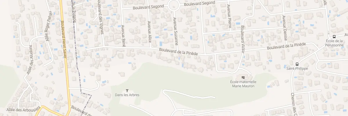 Plan du 47 Bd de la Pinede à Aubagne