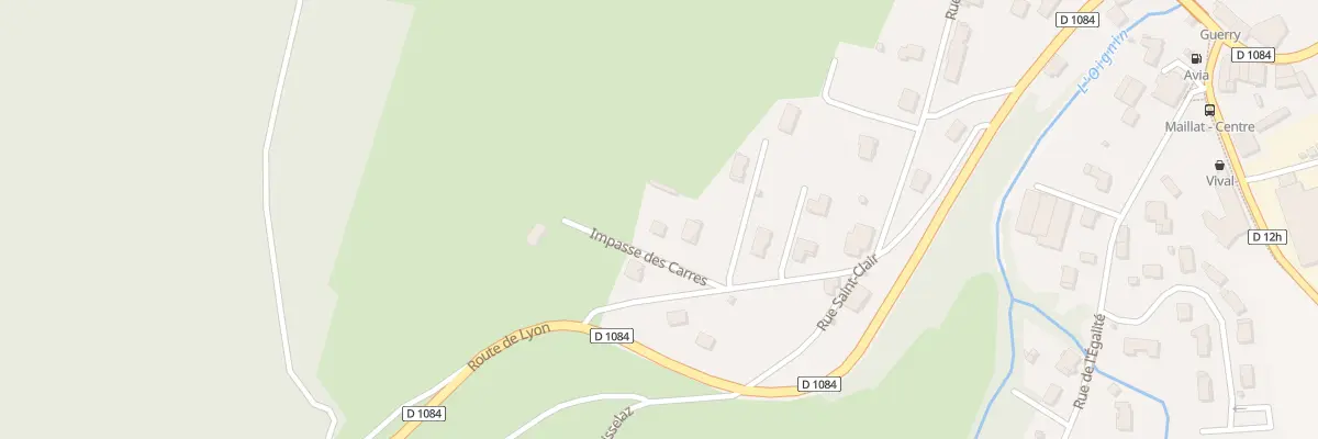 Plan du 48 Imp des Carres à Maillat