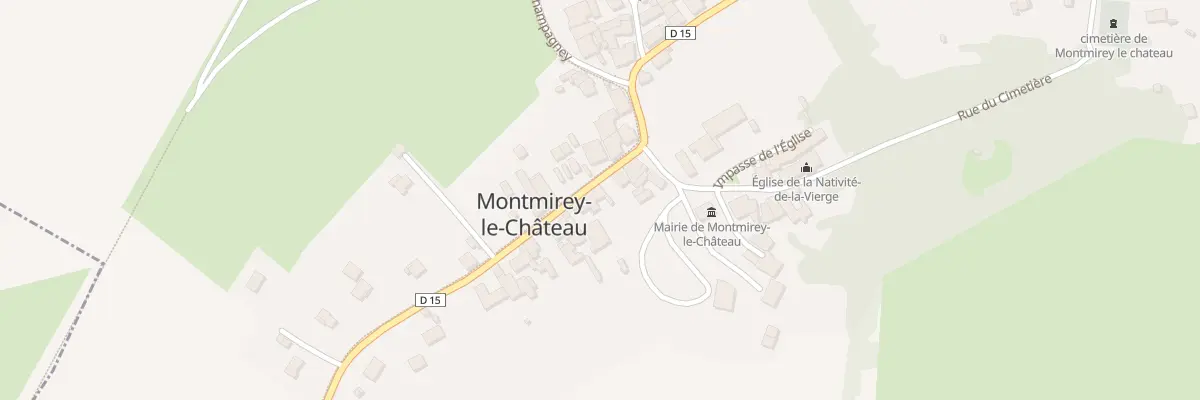 Plan du 6 Grande Rue à Montmirey-le-Château
